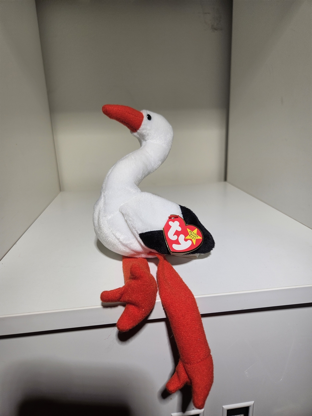 Ty Vintage Stork "Stilts" Beanie Baby